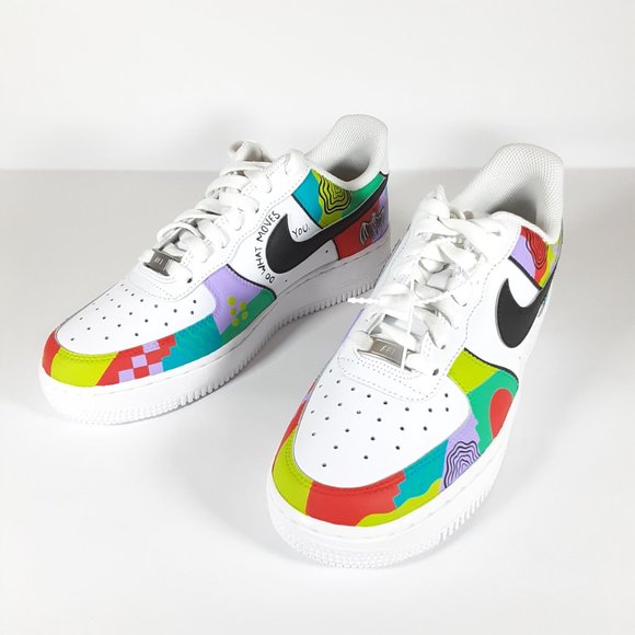 LOLLAPALOOZA X BACARDI WOMEN'S NIKE AIR FORCE 1 Shoes Size 8 PISOS BY TATZ BNIB - Picture 2 of 16